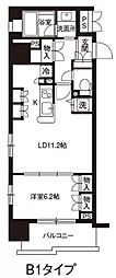 レジディア御茶ノ水 1LDKの間取図画像