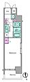 レジディア銀座東9階13.9万円