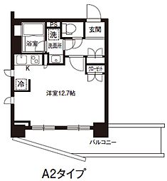 レジディア御茶ノ水 ワンルームの間取図画像