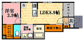 ラヴァンリヴィエールB 107 ｜ 広島県山県郡北広島町壬生（賃貸アパート1LDK・1階・35.63㎡） その2