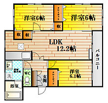 Y’zB.L.Dkabe 102 ｜ 広島県広島市安佐北区可部8丁目（賃貸マンション3LDK・1階・70.00㎡） その2