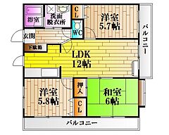 物件の間取り