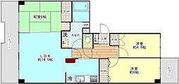 クリオ湘南・追浜サニークレスト 3LDKの間取図画像