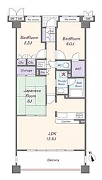 間取図画像 3LDK