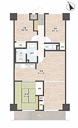 間取図画像 3LDK