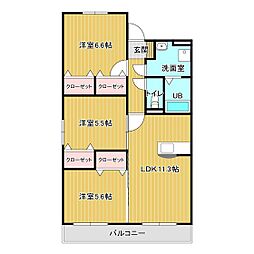 RSRレジデンス中津 3階/301