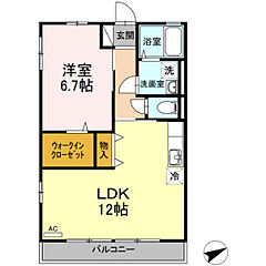 物件の間取り
