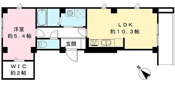 フォーリーフクローバー神楽坂 301｜東京都新宿区市谷船河原町(賃貸マンション1LDK・3階・41.89㎡)の写真 その2