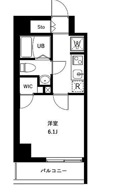 アーバンパークお花茶屋 609｜東京都葛飾区宝町１丁目(賃貸マンション1K・6階・21.00㎡)の写真 その2