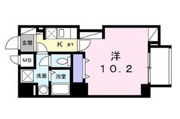 リバーサイド奥浅草 101｜東京都台東区今戸１丁目(賃貸マンション1K・1階・31.70㎡)の写真 その2