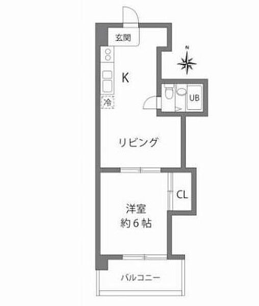 アミューズハウス 303｜東京都新宿区西早稲田２丁目(賃貸マンション1DK・3階・31.20㎡)の写真 その2