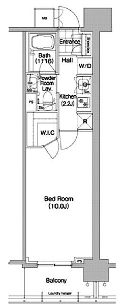 コンフォリア秋葉原イースト 1103｜東京都千代田区東神田２丁目(賃貸マンション1K・11階・30.34㎡)の写真 その2