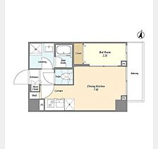 リテラス日暮里 206 ｜ 東京都荒川区東日暮里６丁目19-13（賃貸マンション1DK・2階・25.20㎡） その2