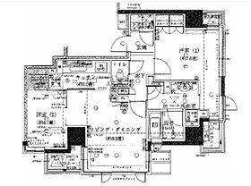 パークホームズ新宿若松町 604 ｜ 東京都新宿区若松町9-9「（賃貸マンション2LDK・6階・58.04㎡） その2