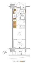 ＲＪＲプレシア東十条ガーデン 510 ｜ 東京都北区東十条３丁目3-1（賃貸マンション1LDK・5階・34.07㎡） その2