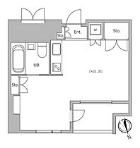 ガーデンアイル四谷（Garden i’ll Yotsuya） 1105 ｜ 東京都新宿区四谷１丁目24（賃貸マンション1R・11階・29.73㎡） その2