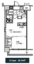 エスレジデンス千住大橋 806 ｜ 東京都足立区千住橋戸町44（賃貸マンション1LDK・8階・38.50㎡） その2