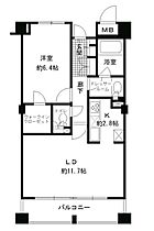 ガーネットコート四谷 703 ｜ 東京都新宿区左門町20（賃貸マンション1LDK・7階・52.30㎡） その2