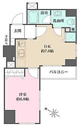 スパッジオ蔵前 203 2階1DKの間取り