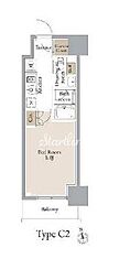 JMF-Residence浅草橋三丁目 1Kの間取図画像