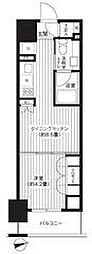 RESIDIA新御徒町 1DKの間取図画像