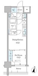 UrbanexAsakusa 1DKの間取図画像