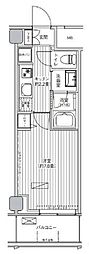 ヒューリック浅草橋江戸通 1Kの間取図画像