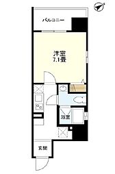 リバーレ浅草駒形 1Kの間取図画像