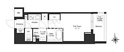 COMFORIA秋葉原ノース 1Kの間取図画像