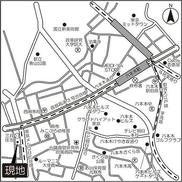 コンフォリア西麻布 301｜東京都港区西麻布４丁目(賃貸マンション1LDK・3階・39.38㎡)の写真 その26