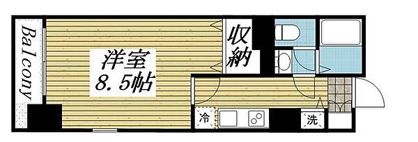 メゾン・ド・ヴィレ高輪 404｜東京都港区高輪２丁目(賃貸マンション1K・4階・29.02㎡)の写真 その2
