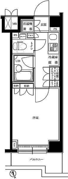 ルーブル目黒不動前 202｜東京都品川区荏原１丁目(賃貸マンション1K・2階・20.58㎡)の写真 その2