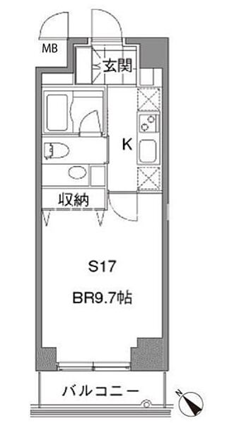 カスタリア中目黒 602｜東京都目黒区青葉台１丁目(賃貸マンション1K・6階・30.18㎡)の写真 その2