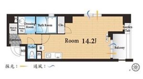 ナビールコート麻布台 202｜東京都港区麻布台１丁目(賃貸マンション1R・2階・38.29㎡)の写真 その2