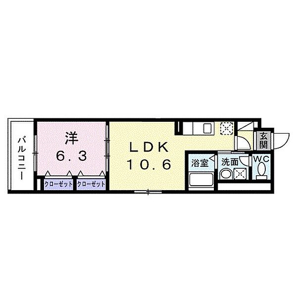 ノークス 301｜東京都品川区豊町１丁目(賃貸マンション1LDK・3階・41.65㎡)の写真 その2