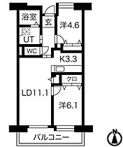 アクティ目黒駅前1号棟 617 ｜ 東京都品川区上大崎２丁目24-1（賃貸マンション2LDK・6階・60.50㎡） その2