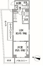 ログ代々木 501 ｜ 東京都渋谷区代々木１丁目7-6g（賃貸マンション1LDK・5階・40.81㎡） その2