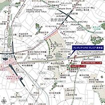 ミュプレ表参道 1102 ｜ 東京都渋谷区渋谷４丁目3-12（賃貸マンション1LDK・11階・52.84㎡） その8