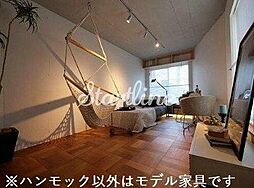 ラクラス洗足 201 2階1Kのリビング/ダイニング