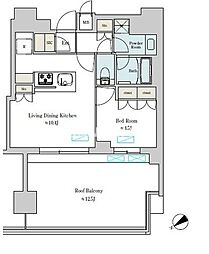 Brilliaist大井町 1LDKの間取図画像