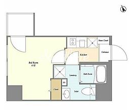 HY's品川南大井 1Kの間取図画像