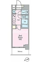 LIVIOMAISON大森EAST 1Kの間取図画像