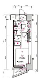 スプレスター大森山王 1Kの間取図画像