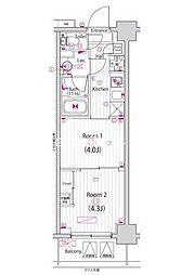 ガーラ雑色グランドステージ 2Kの間取図画像