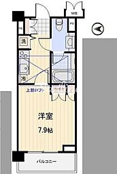 プロスペクト大森海岸 1Kの間取図画像