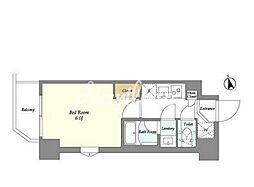 オーガスタレジデンス大森 1Kの間取図画像