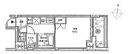 リエス大森ル・ノード 1Kの間取図画像