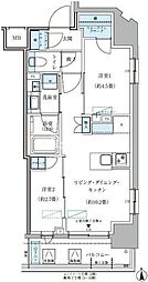 パークアクシス大森山王 2LDKの間取図画像