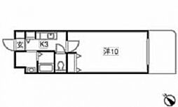第9小谷ビル 1Kの間取図画像