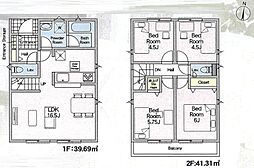 三鷹市中原4丁目 新築一戸建て 第9 1号棟